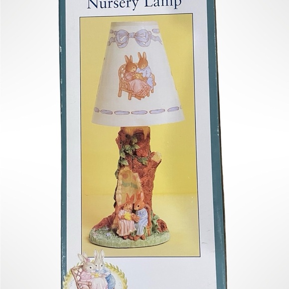 Vintage Charming Nursery Lamp with Bunny Design in box. - Picture 4 of 5